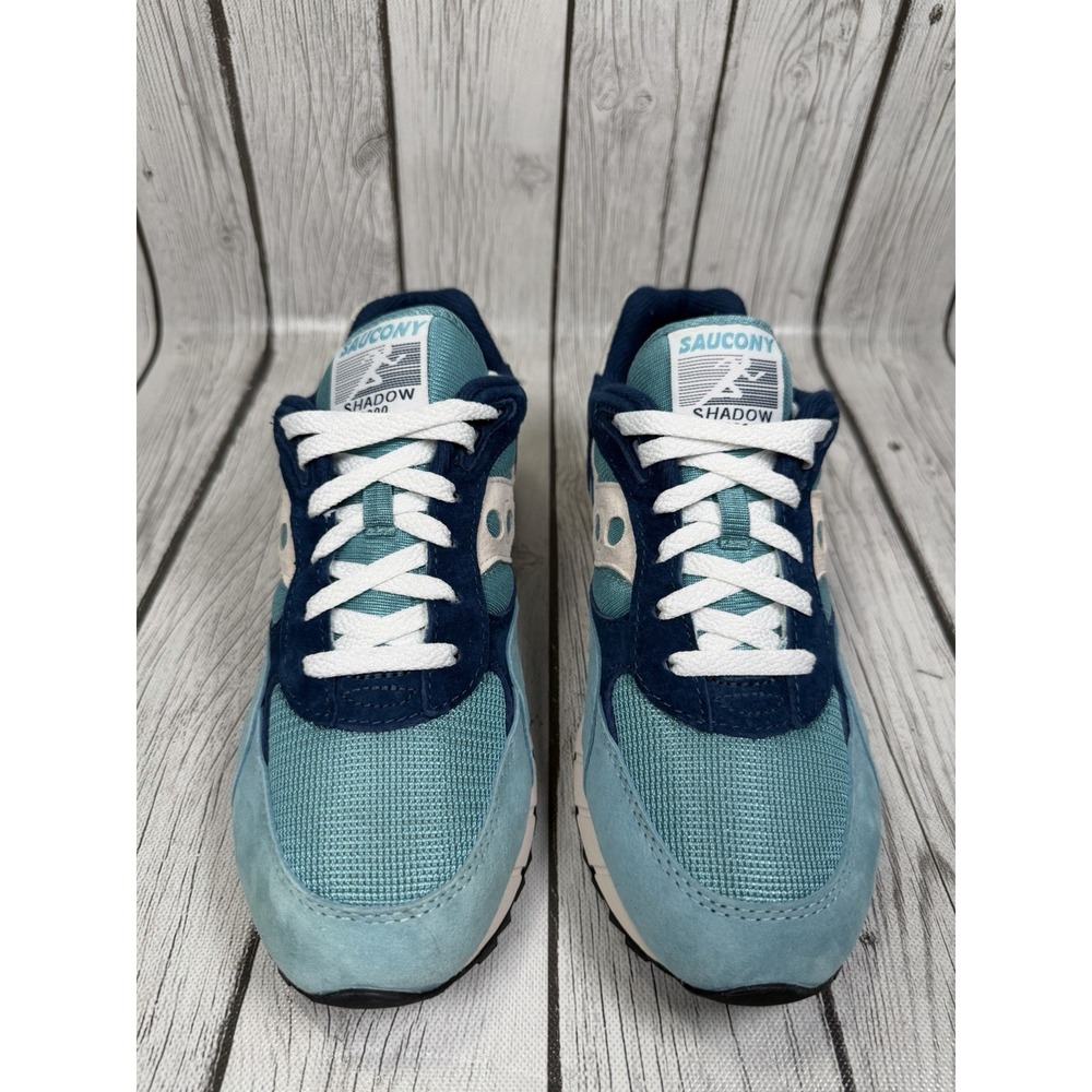 Saucony Shadow 6000 Royal White Aqua Blue Men's Size 9.5 Sneakers S70441-33